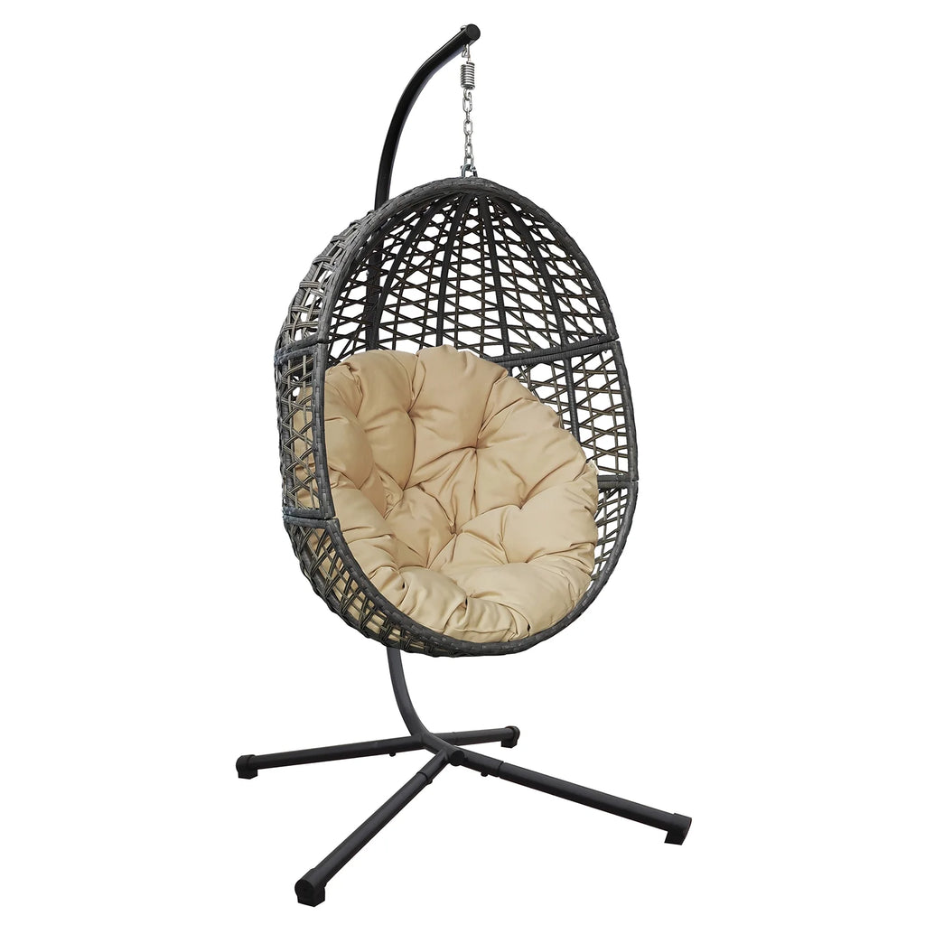 Rattan Egg Swing Chair with Stand Q7680