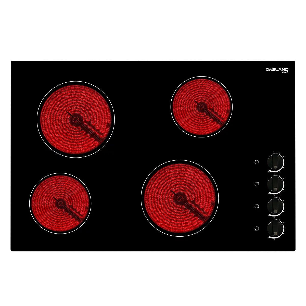 Built-in Electric Stove, 30 Vitro Ceramic Surface Radiant Electric Cooktop, 4 Burners X645