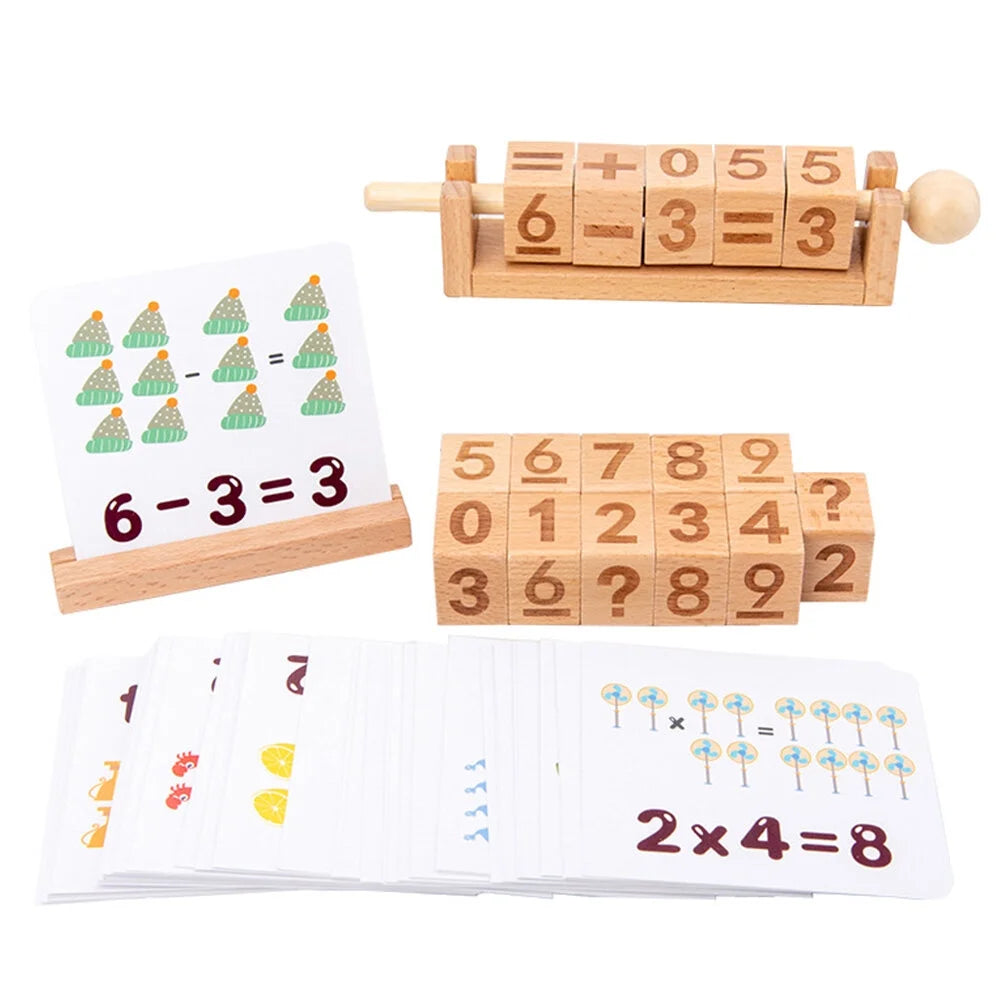 Wooden Learning String Toy Building Blocks R6567