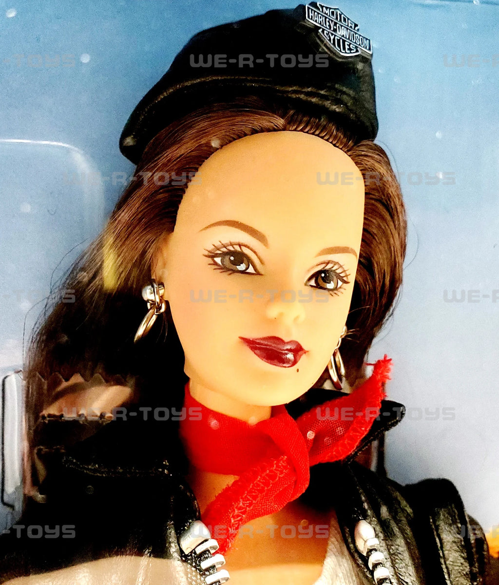Brunette Barbie Doll Motorcycle W3469