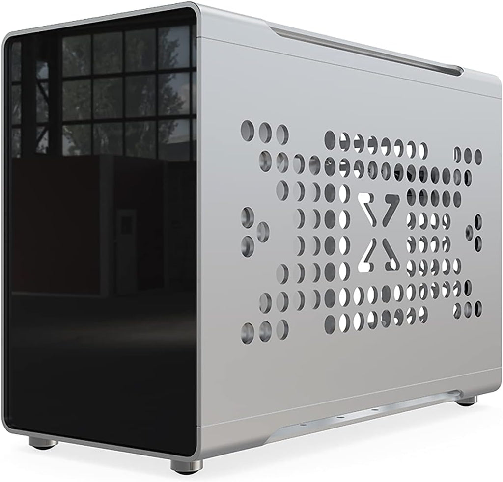 Mini ITX Aluminum Computer Case with Tempered Glass X538