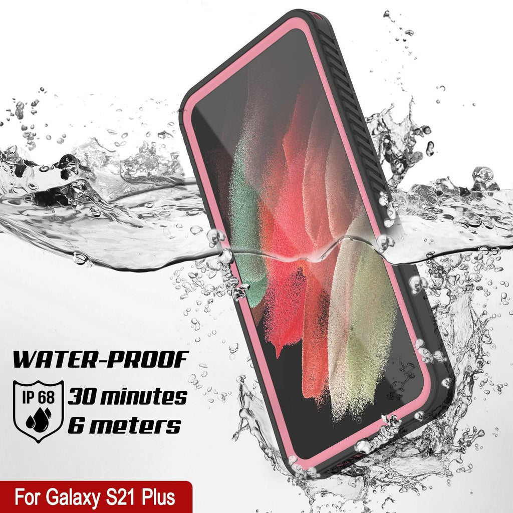 Galaxy S21+ Plus Water Shock Snowproof Slim Screen Protector Case Pink H71967
