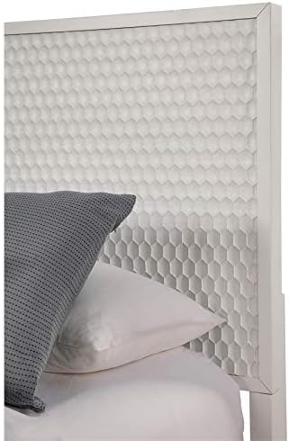 White Pearl California King Wood Headboard K390