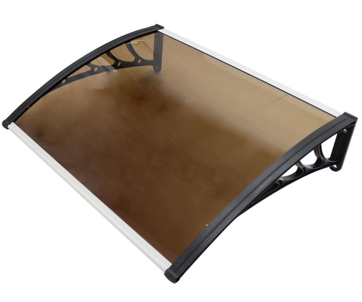30"*40" Polycarbonate Awning Dark Brown W199387