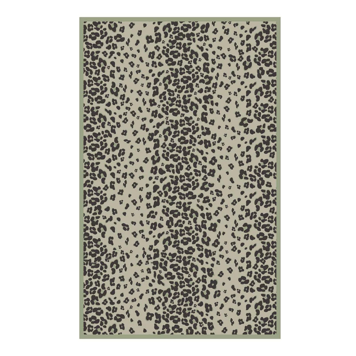 Grassland Green 8' x 10' Spotted Area Rug J824