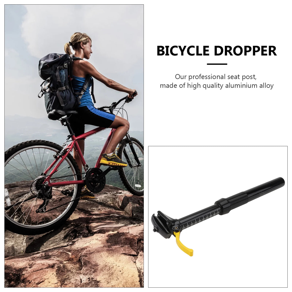Bike Seatpost Suspension Aluminum Cycling Post X980050