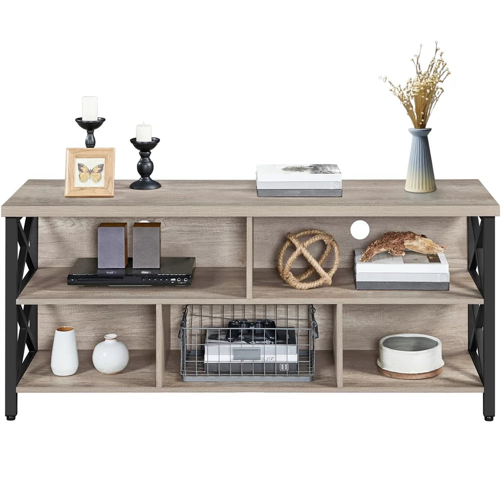 Gray TV Stand with Storage M802