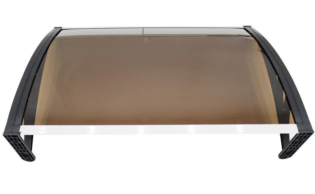 30"*40" Polycarbonate Awning Dark Brown W199387