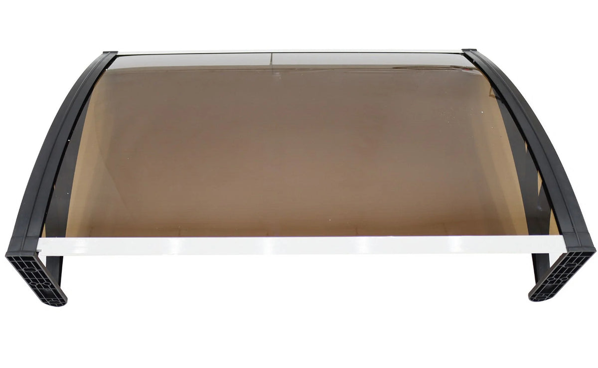 30"*40" Polycarbonate Awning Dark Brown W199387