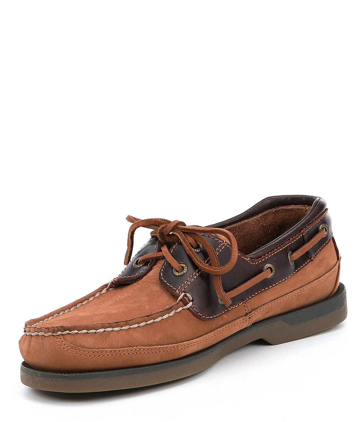 Oak Leather Boat Shoes Q7386