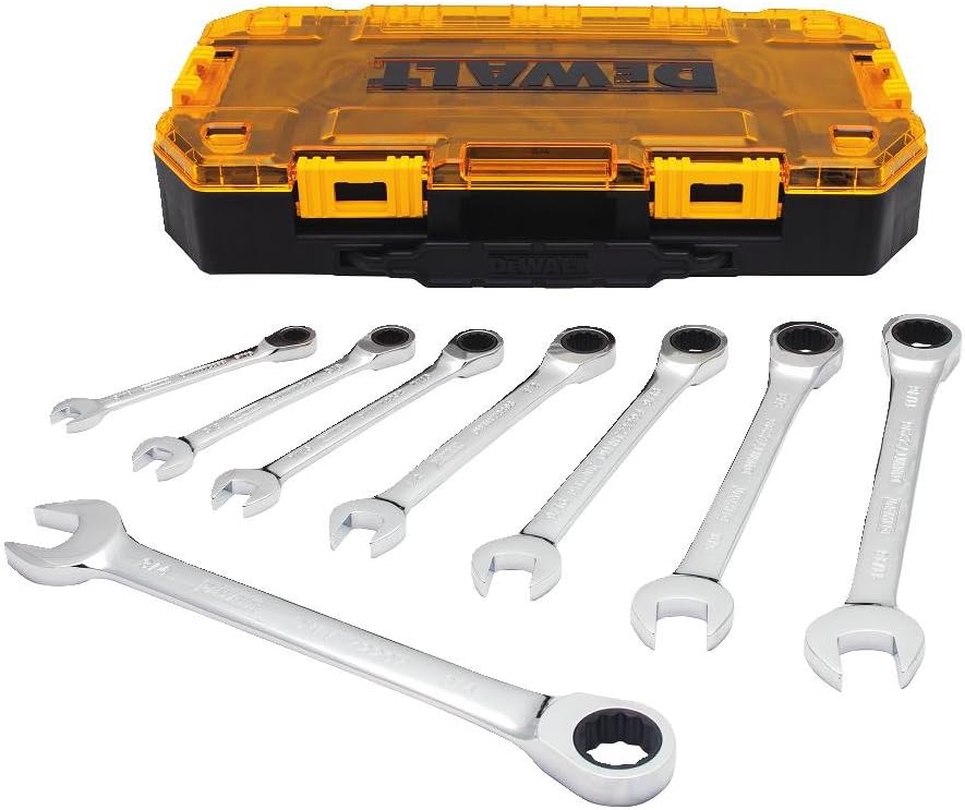 8-Piece Metric Combination Ratcheting Wrench Set U769