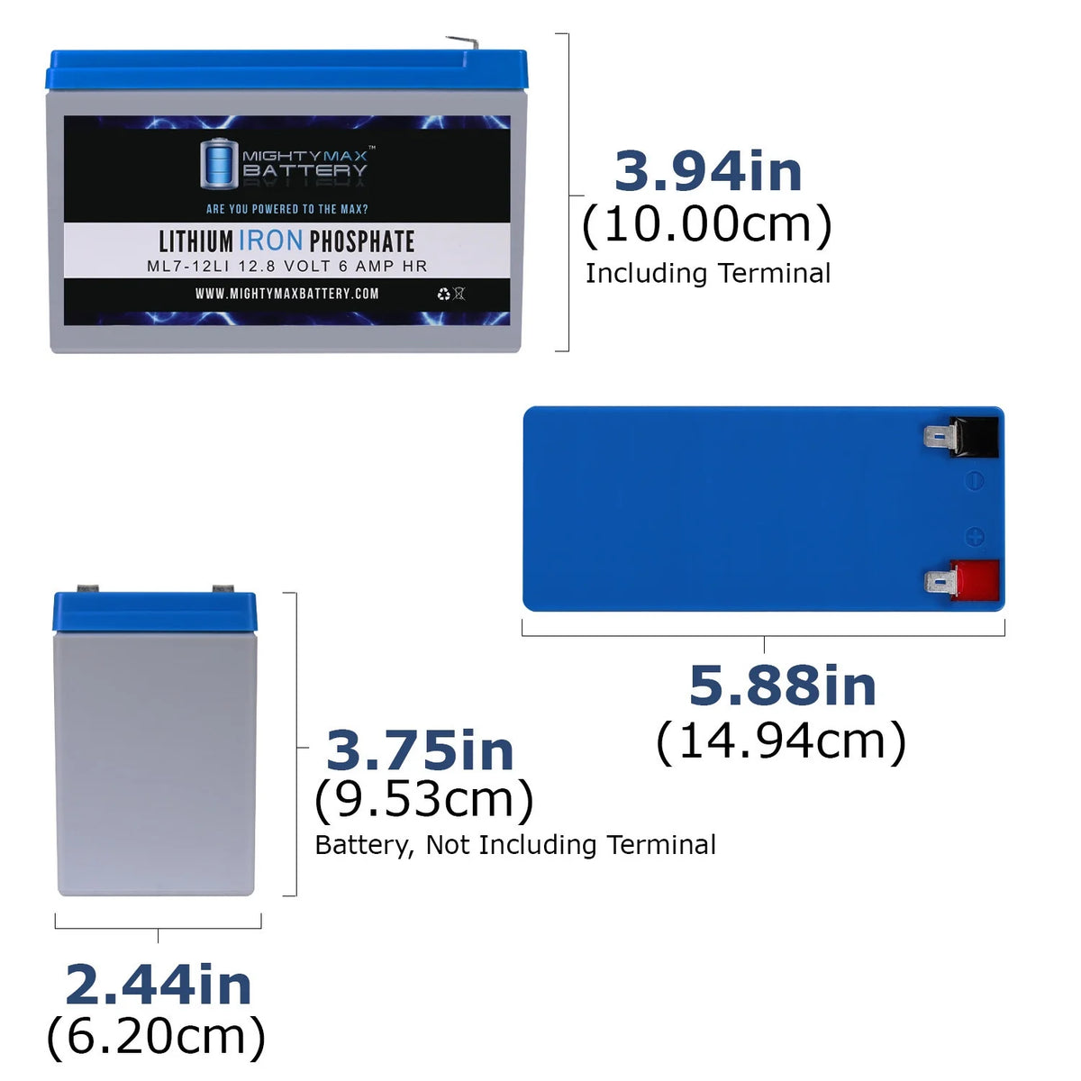 12V 7AH Lithium Replacement Battery V3272