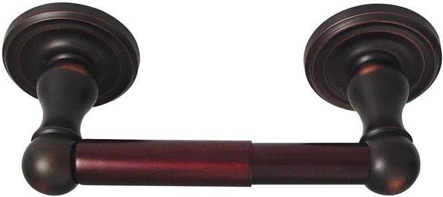 Flat Black Brass Toilet Paper Holder R342