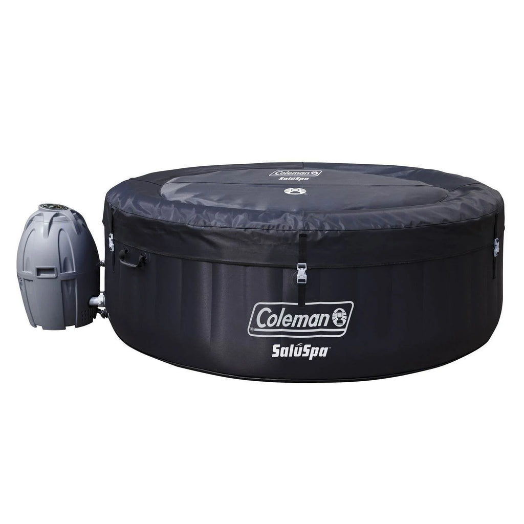 4 Person Inflatable Hot Tub with 3 Piece Cleaning Tool Set F54558