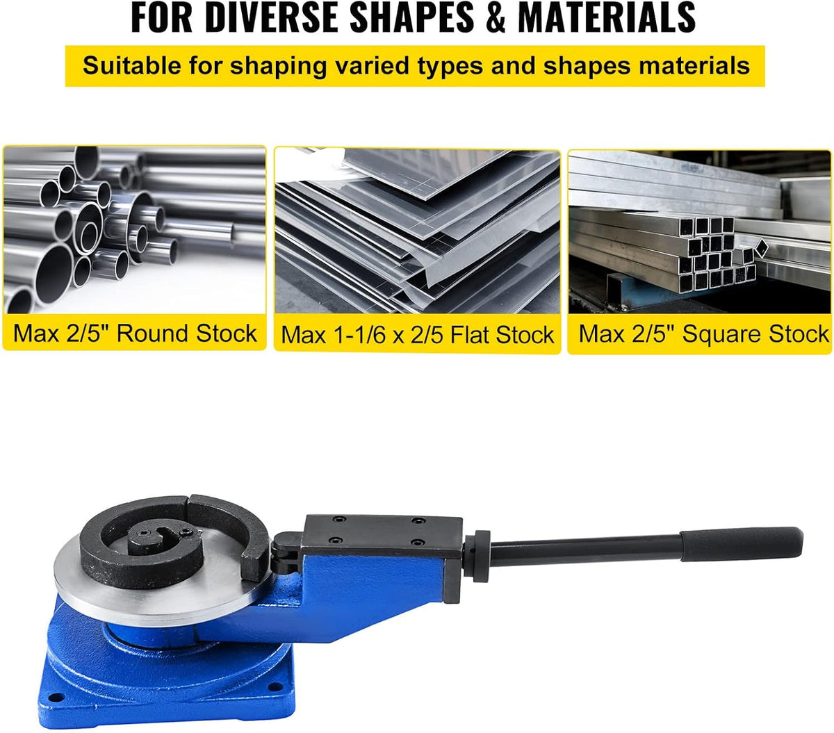 Metal Scroll Bender with 3 Scroll Bender Tools F86631