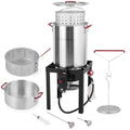 30 QT Turkey Fryer with Basket and Burner Set L809