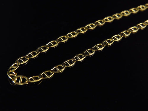 10K Solid Yellow Gold Mariner Style Chain 16-26 Inches B1593