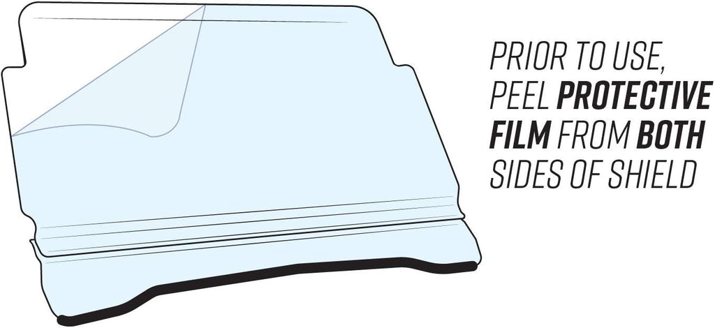 Scratch Resistant Flip Windshield N554111