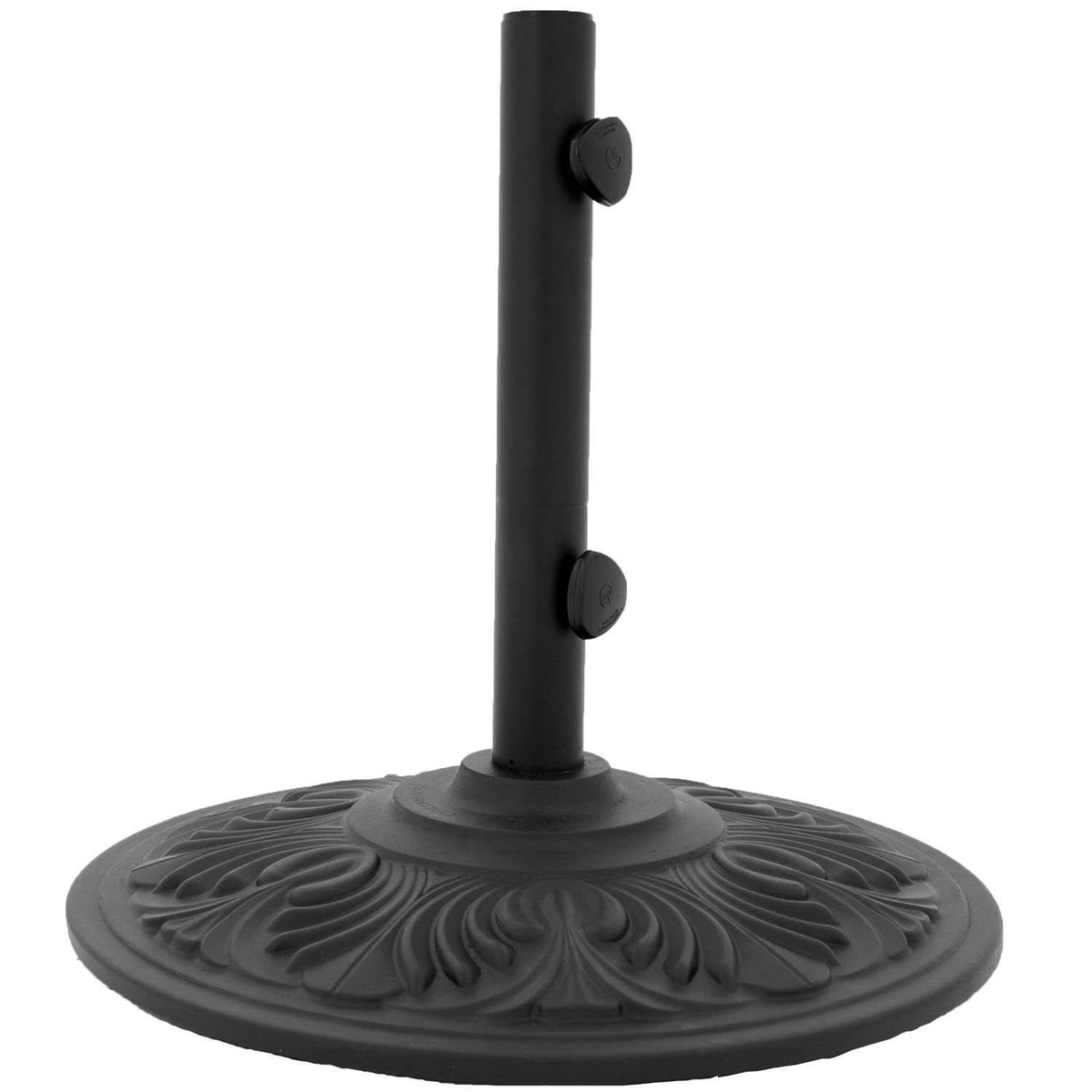 Black Cast Aluminum Patio Umbrella Base X67092