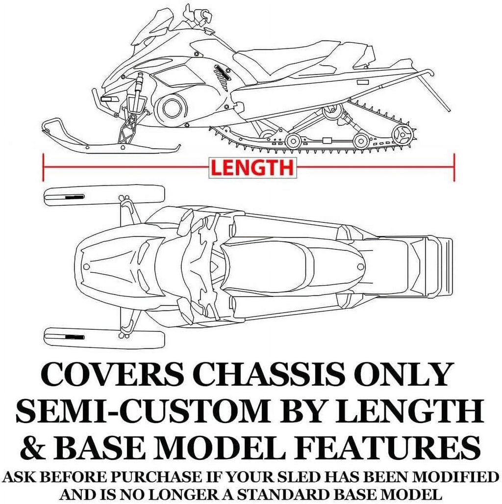 Trailerable 600 Denier Snowmobile Cover R75816