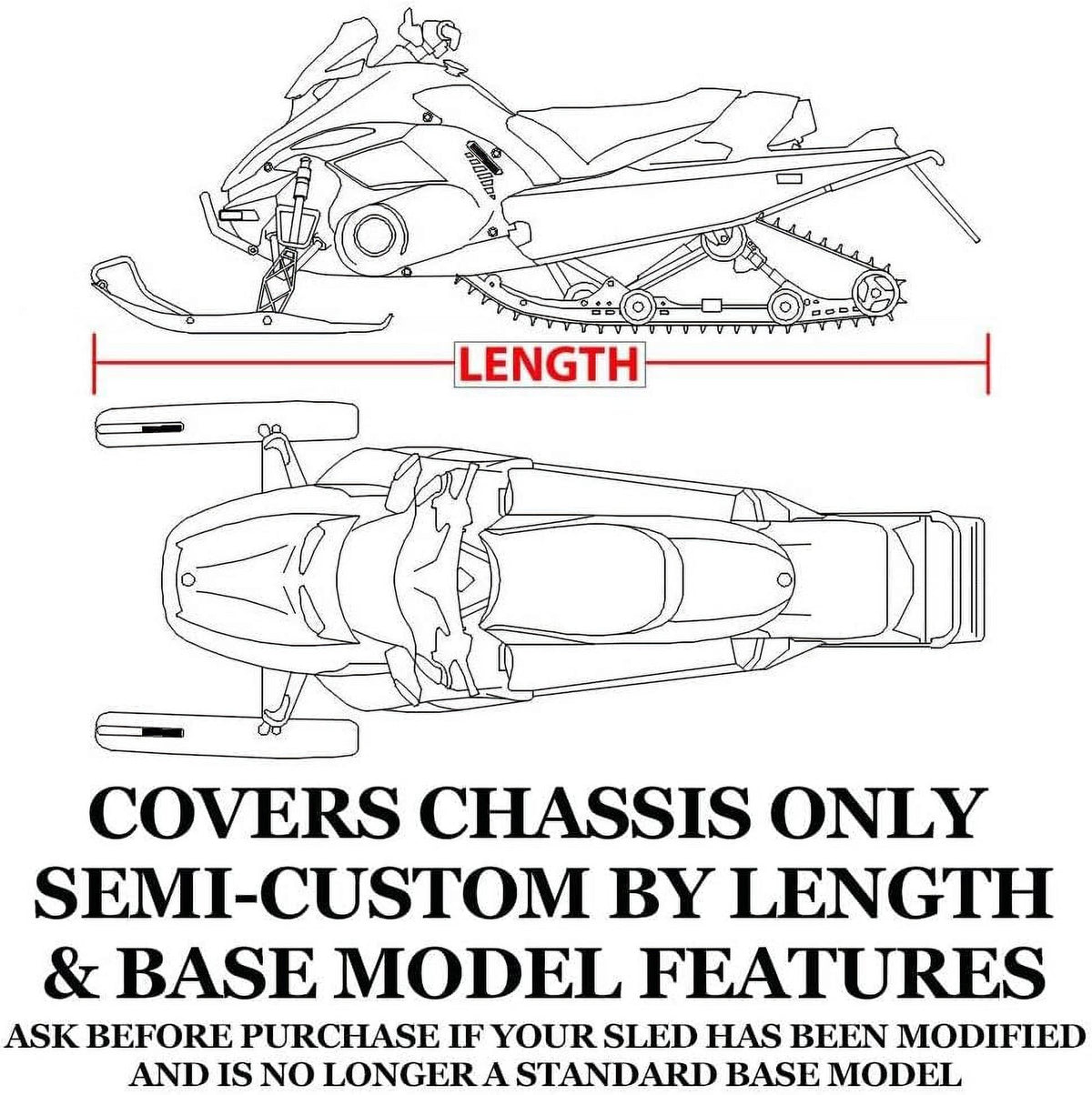 Trailerable 600 Denier Snowmobile Cover R75816