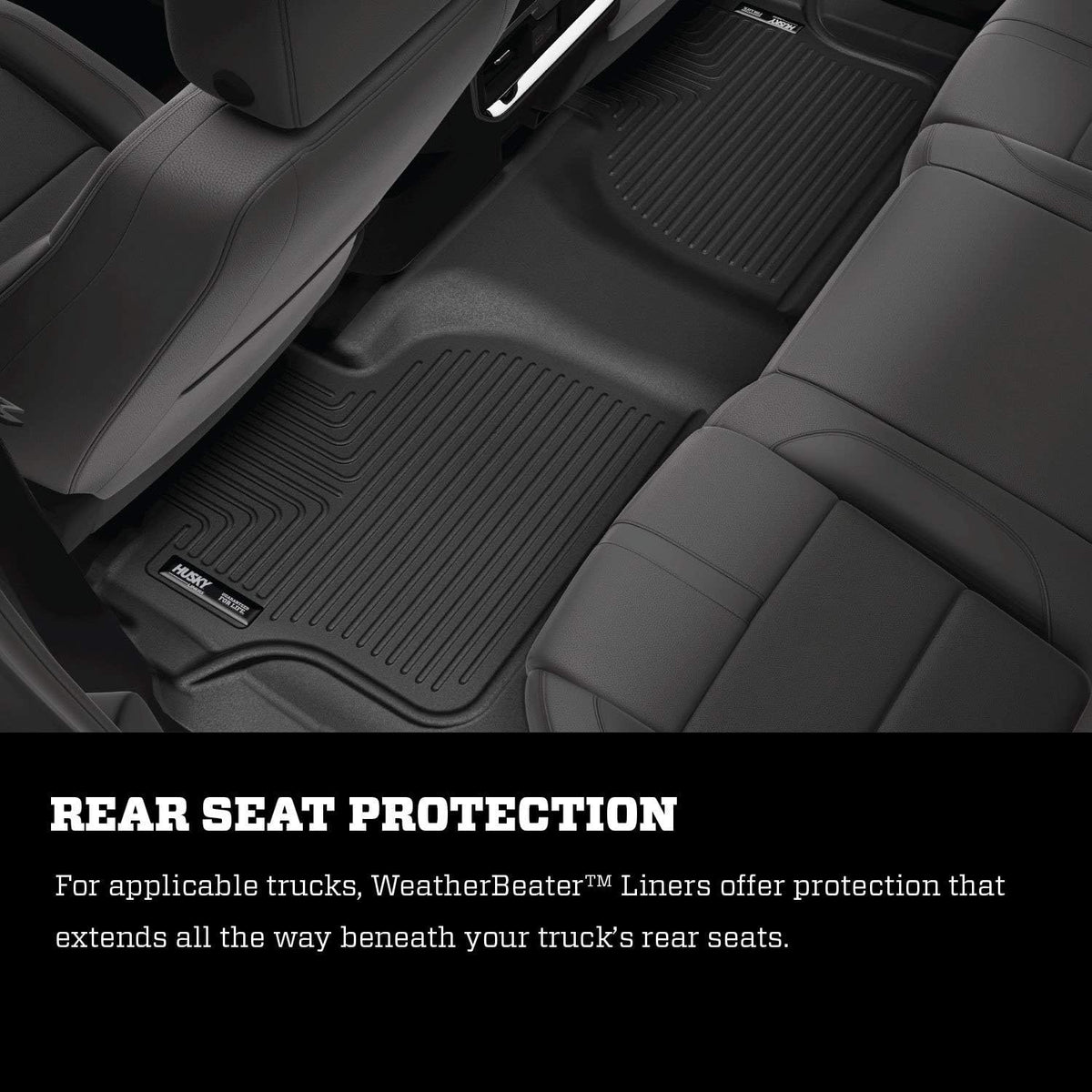 Black Front & 2nd Seat Floor Liners 3 Pcs M665