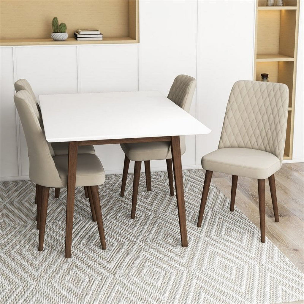 Mid Century Modern Kitchen Table and Chairs for 4 A794