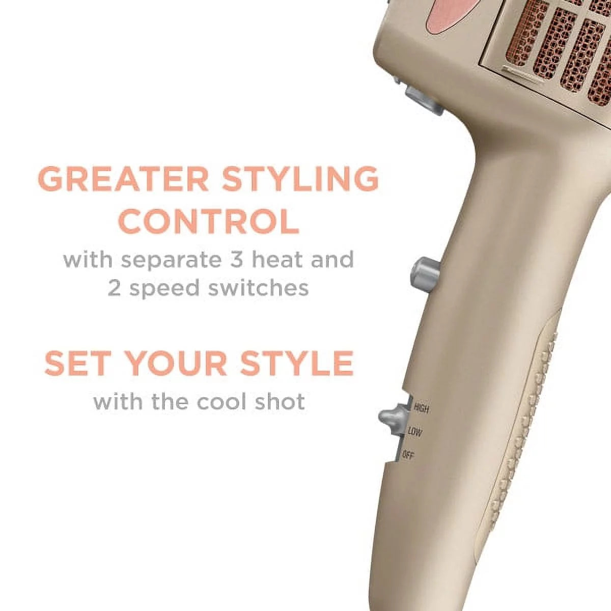 1875W Hair Dryer with 4 Attachments U573122