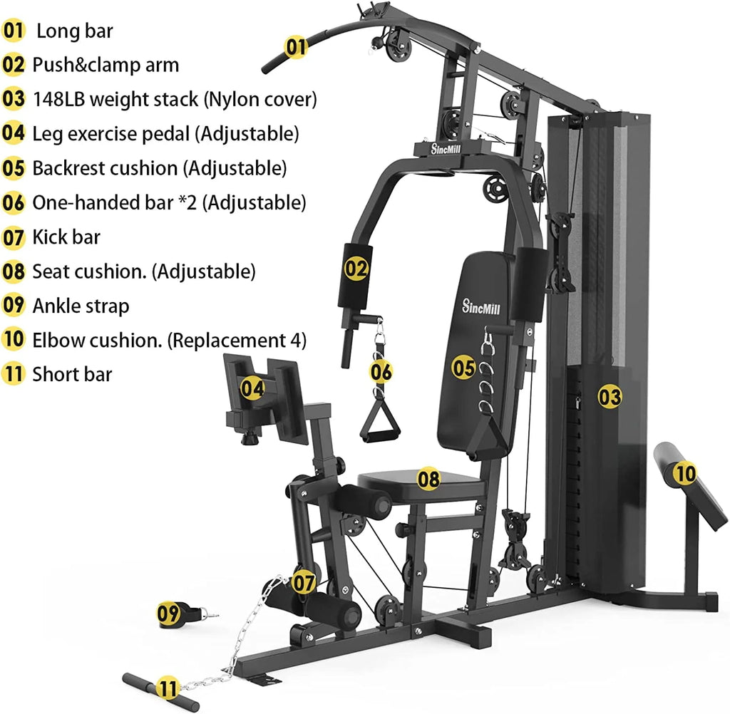 Multifunctional Full Body Home Gym Equipment X8998