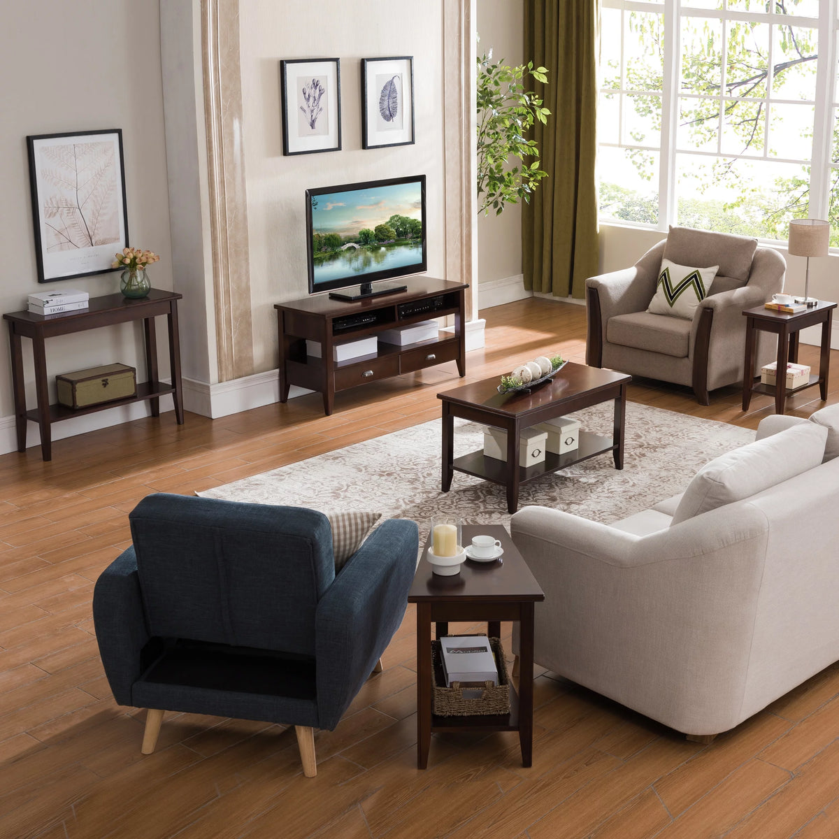 Recliner Wedge Table D30425
