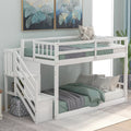 White Twin Loft Bed N36408