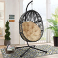 Rattan Egg Swing Chair with Stand Q7680