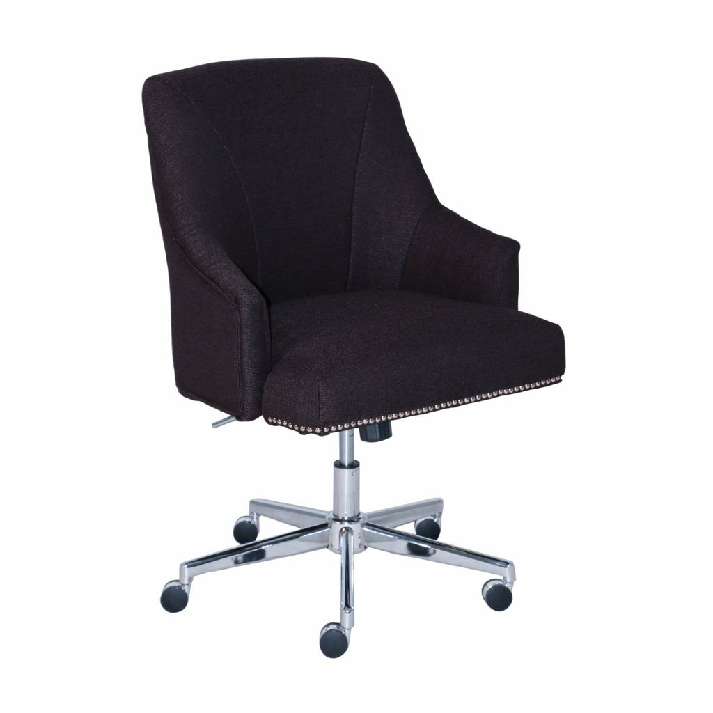 Graphite Twill Fabric Office Chair Q599579