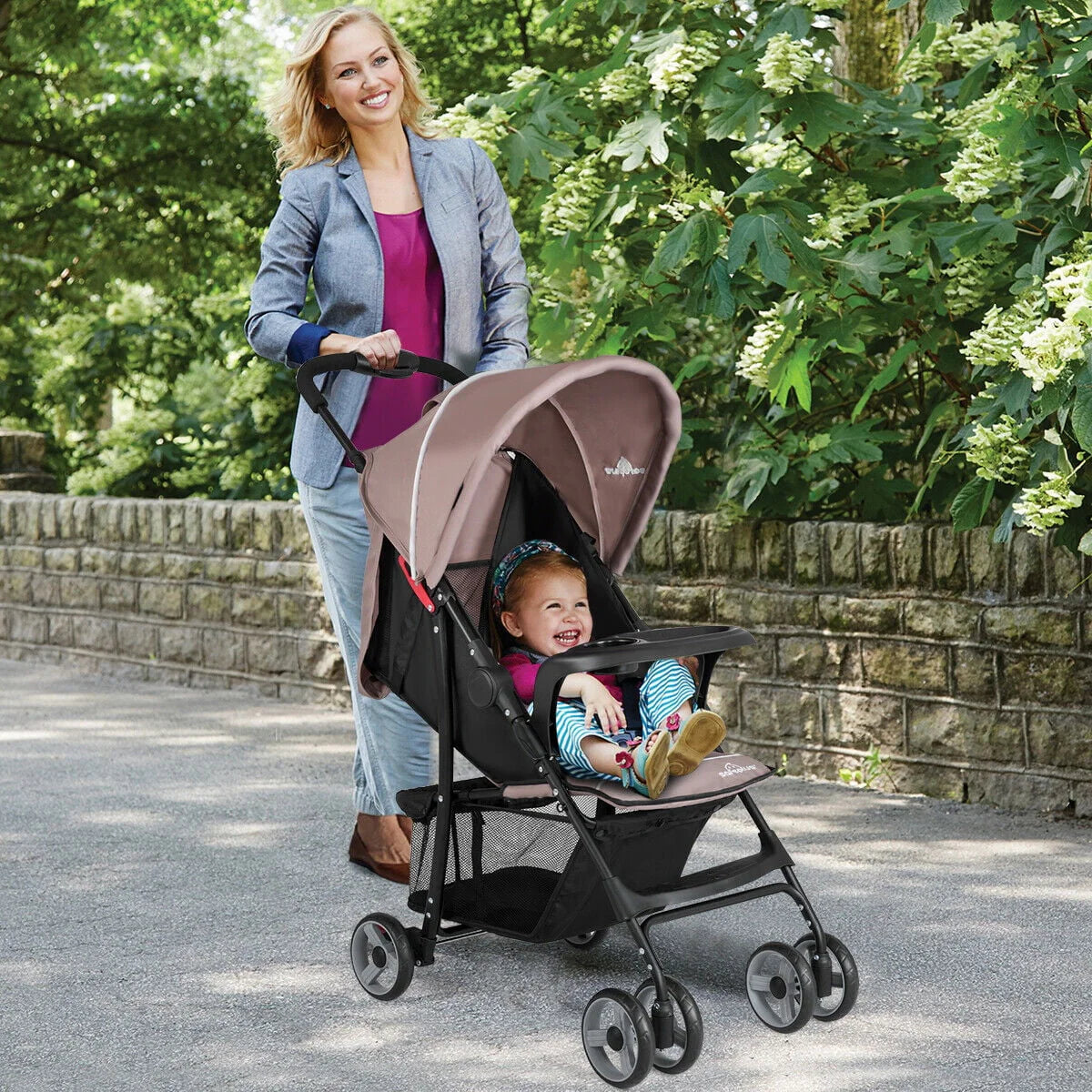 Foldable Lightweight Baby Stroller Pushchair X6000