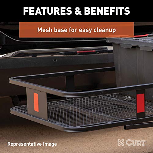 60 x 24-Inch Black Steel Cargo Carrier O89392