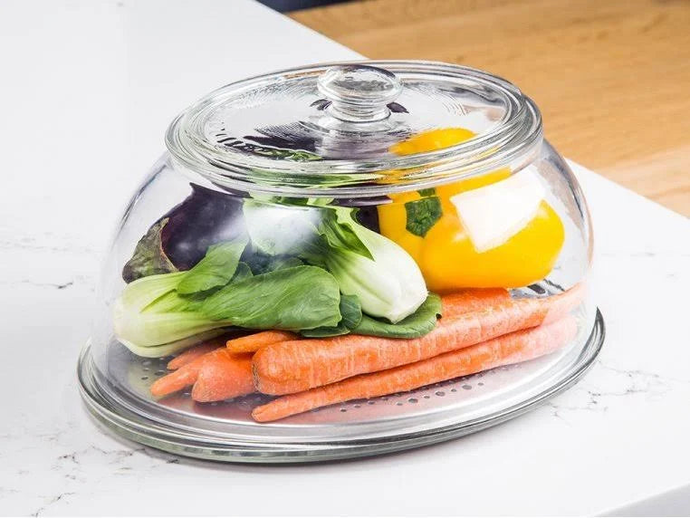 Glass Tabletop Produce Saver L490