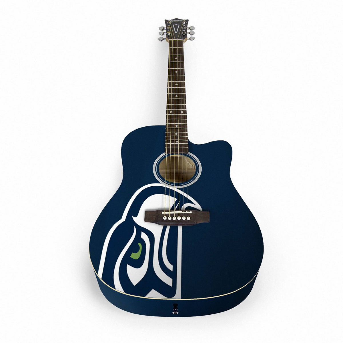 Navy Acoustic Guitar with Case A263