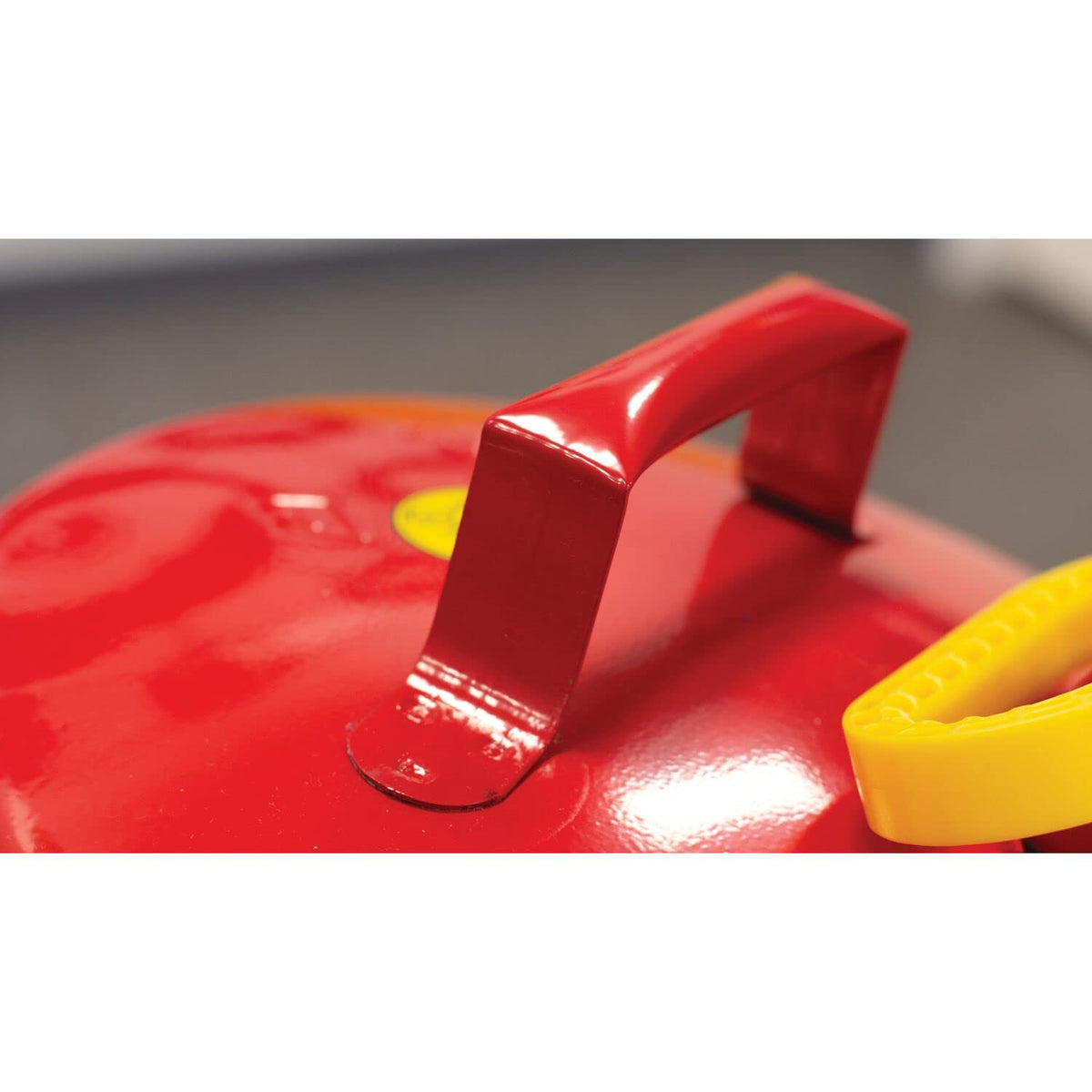 Red Galvanized Steel Type I Gasoline Safety Can with Funnel, 5 gallon Capacity, Pack of 2 L431
