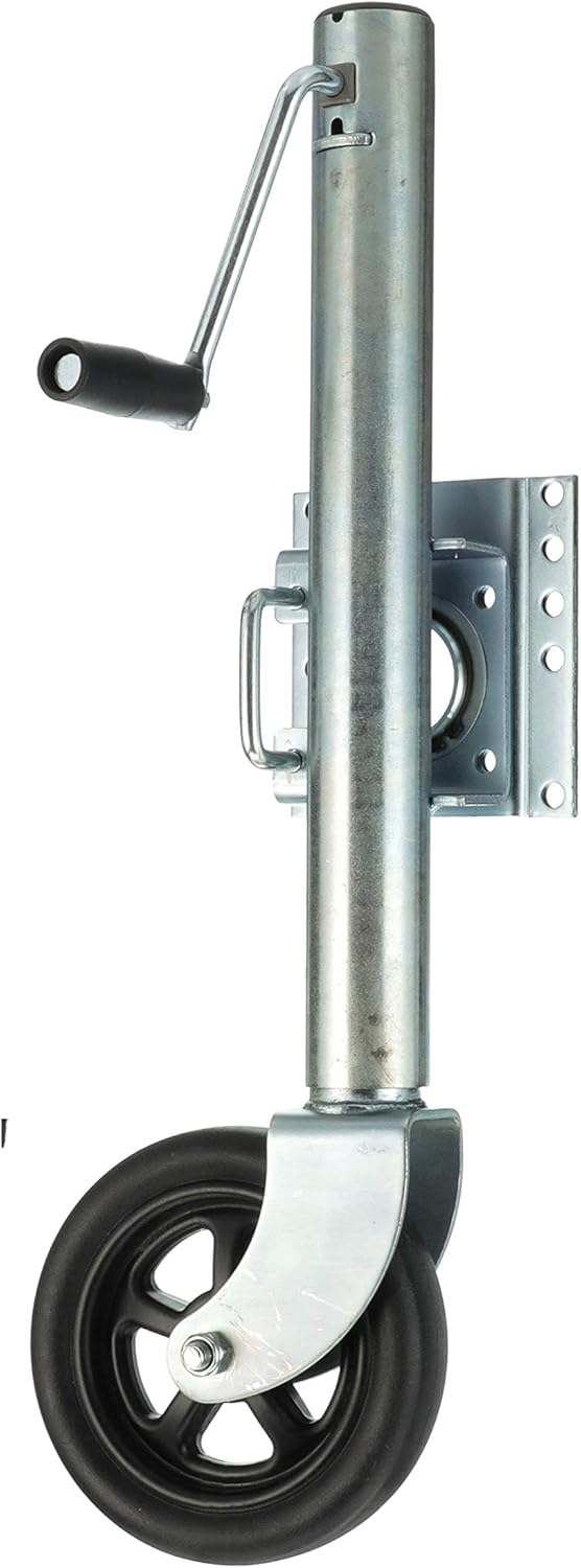 Fold Up Trailer Jack, 22-7/8 Inch Max. Lift, 1,500 Pound Max. Load, Pack of 2 M66908