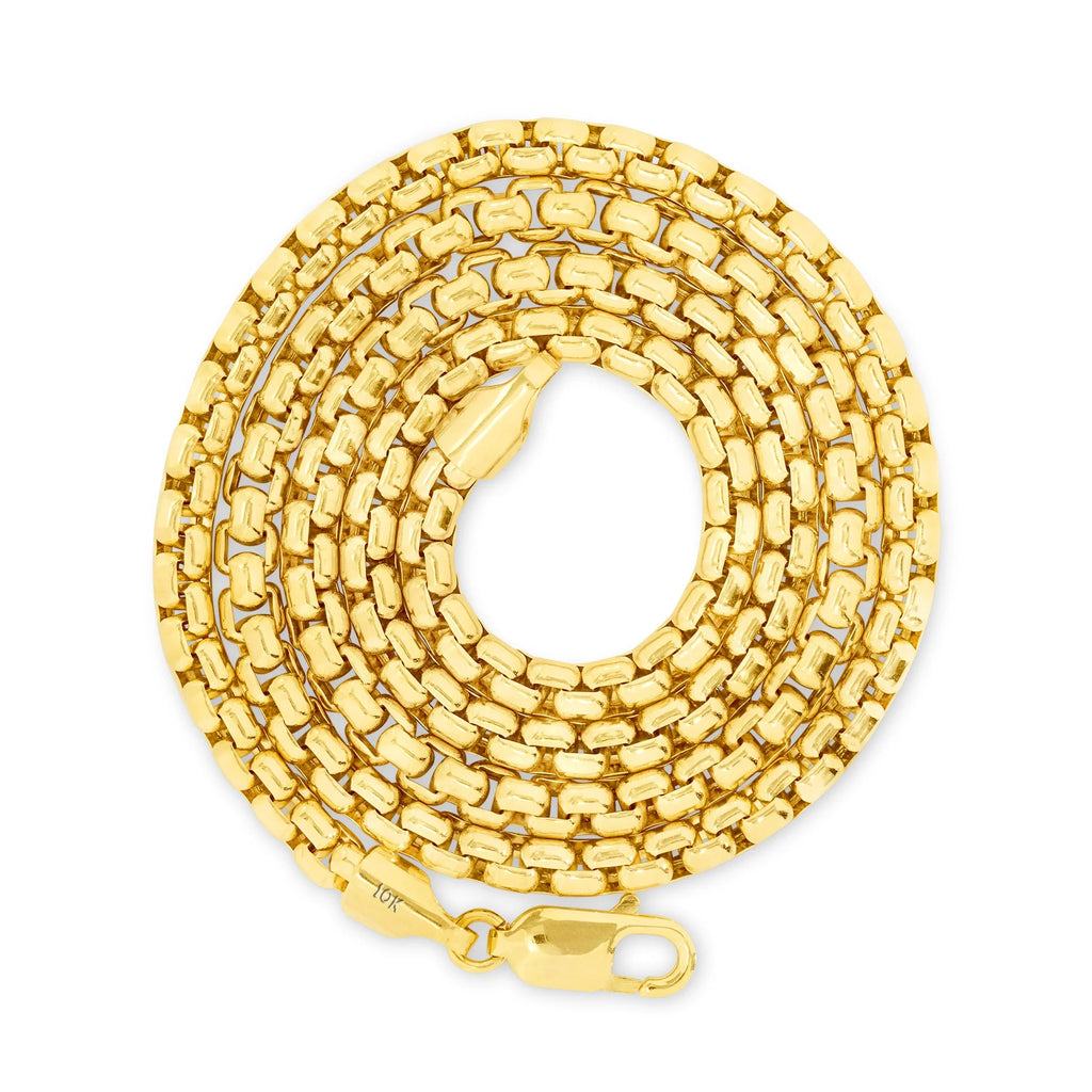 10k Yellow Gold 5mm Rolo Chain Necklace 18" - 24" R2786