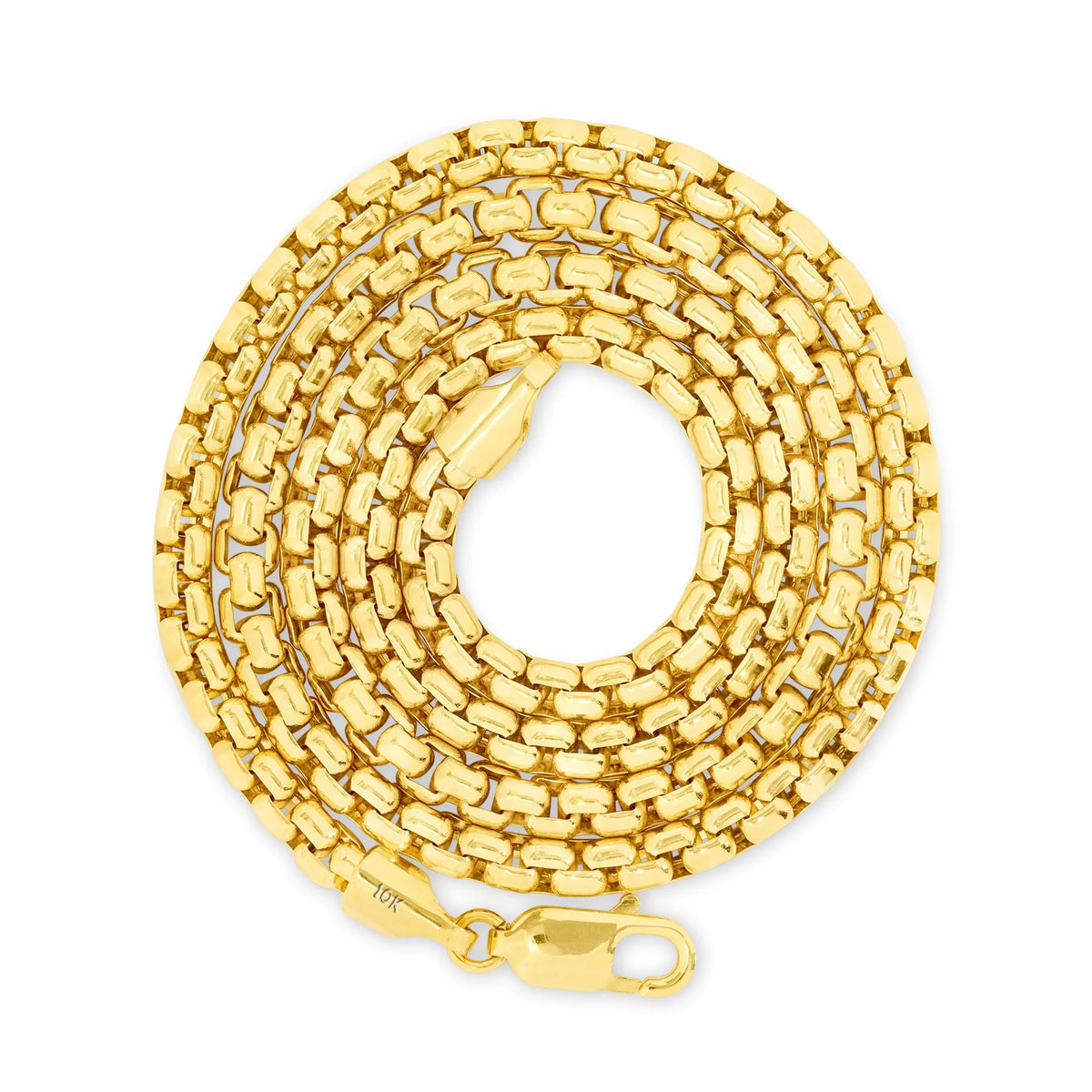 10k Yellow Gold 5mm Rolo Chain Necklace 18" - 24" R2786