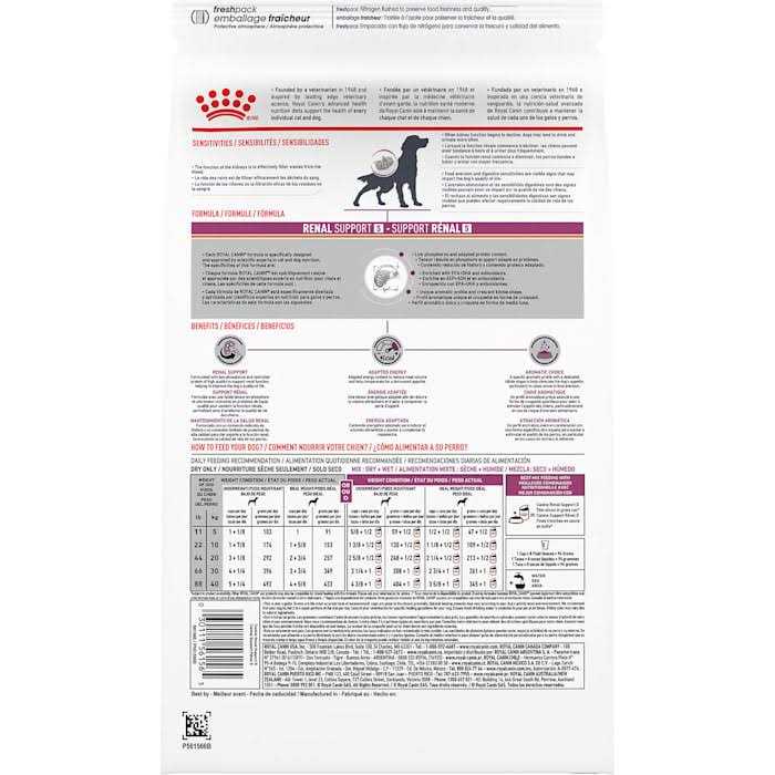 Renal Support Dry Dog Food B32550