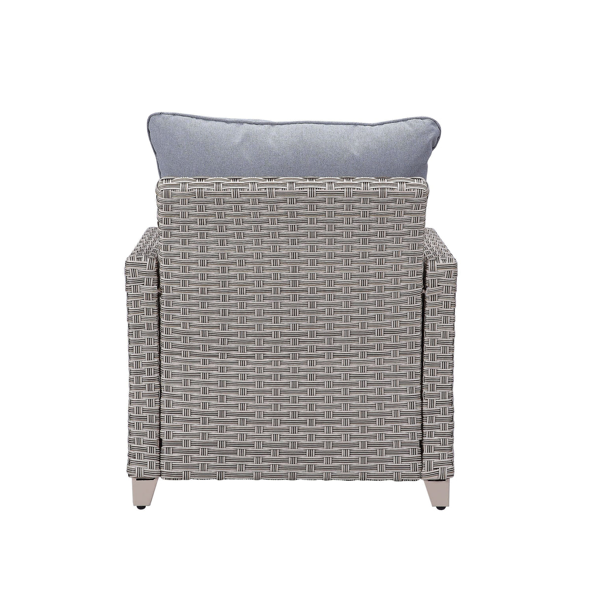 Gray Fabric Patio Sofa Set A683003