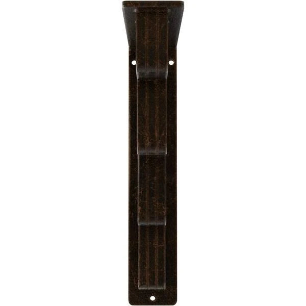 Wrought Iron Bracket Antiqued Bronze Triple Center brace S64546