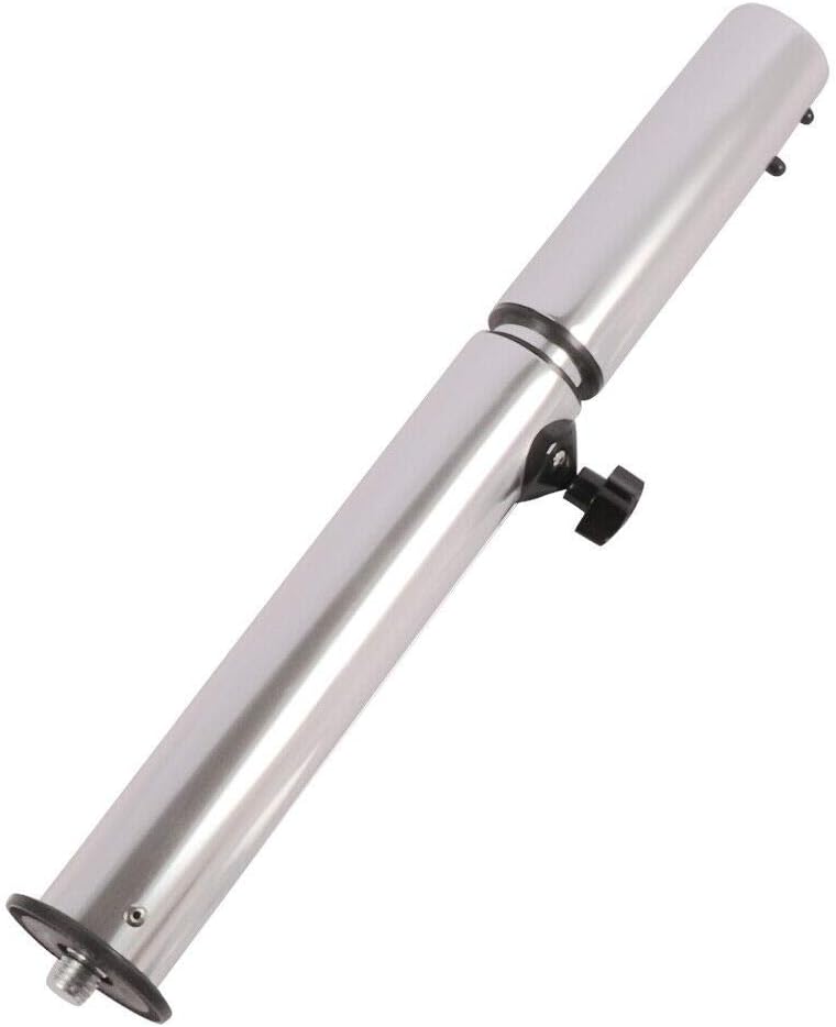 Silver Height Adjustable Table Pedestal Stand Base O100