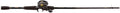 Black Baitcast Reel and Fishing Rod Combo S757
