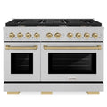 48 6.7 cu. ft. Double Oven Gas Range P1856