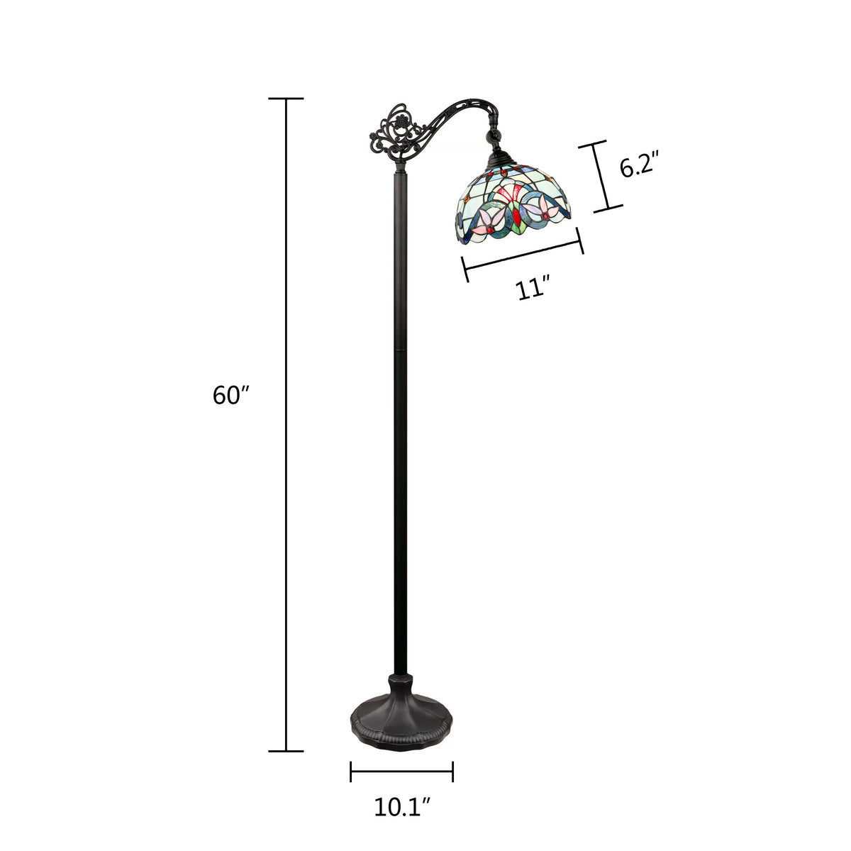 Dark Bronze 1-Light Floor Lamp M476623