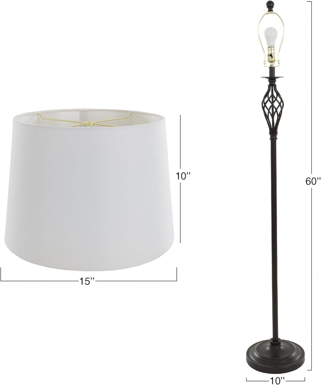 Table Lamps and Floor Lamp Set of 3 L56474