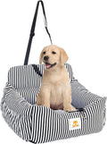 Dog Car Seat with Storage Pocket and Safety Leash T465